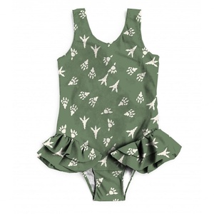 Traje de Baño de Verano Personalizado sin Mangas para Niñas, Traje de Baño con Volantes para Niñas de 1 a 6 Años, Bikinis para Niños, Ropa de Playa - Product Image 3