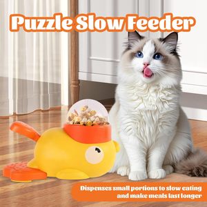 New <b>Dog</b> <b>Puzzle</b> <b>Feeder</b> Interactive Pet Food Treat Dispenser Cartoon Duck Design Pet Snack <b>Feeder</b> <b>Dog</b> Training Mental Enrichment - Product Image 3