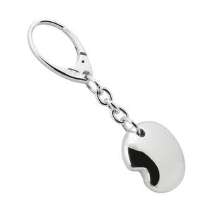 Keyring Goccia <b>Compass</b> Silver Metal With Chain And Direction Indicator For Outdoor <b>Navigation</b> - Product Image 2