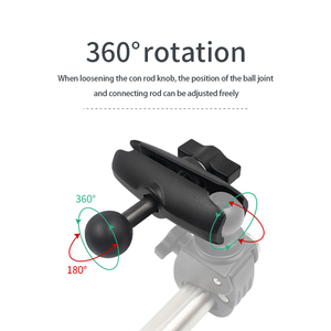 VINmounts 1 "ball to a 1/4" -20 Thread Stud with 9cm Arm for Motorcycle or Vehicle Suit to Phone <b>Holder</b>/camera Mounts & Stands - Product Image 2