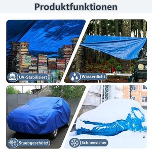 Bâche en PE imperméable, résistante aux déchirures, multi-usages, pour camion, bateau, <span class=keywords><strong>piscine</strong></span>, <span class=keywords><strong>camping</strong></span>, équipement de plein air, tailles personnalisées disponibles - Product Image 6