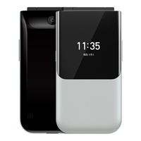 Nuevo Teléfono Celular Plegable Versión Global, Pantalla de 1.77 Pulgadas, Doble SIM, Mini, Bonito, Resistente