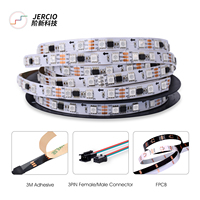 Pro Grade Étanche DC12V WS2811 RGB Bande Flexible 30-60LEDs/m Contrôle IC Externe pour Panneau D'affichage/Smart Home Decor