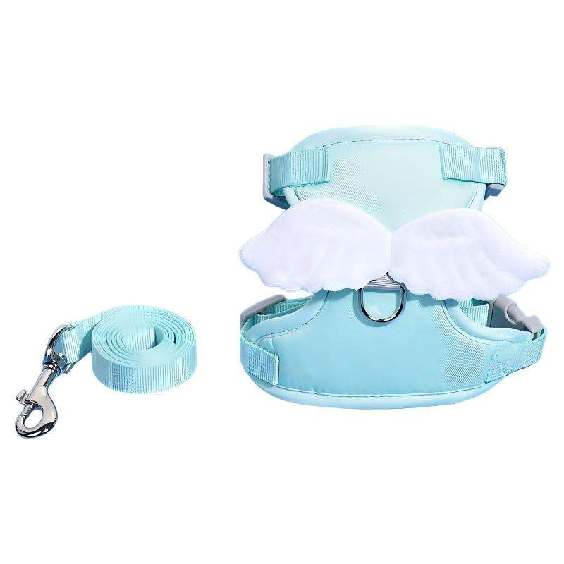 Angel Wings Cat Traction Rope Chest Strap Anti-break Summer Kitten Vest ...