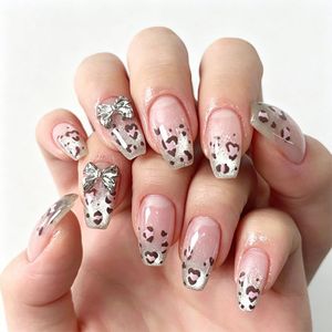 120 Uñas Postizas Cortas Almendradas Nude, Uñas Acrílicas de Gel Suave Blancas, Puntas de Uñas Postizas Brillantes de Cobertura Completa - Product Image 3