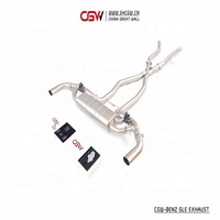 Embouts de silencieux d'échappement, accessoire pour voiture, mercedes Benz GLE 320, 400, 450, avec Valve de gestes, son actif, Catback, CGW