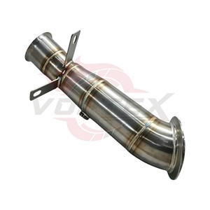 Collecteur d'échappement haute performance Vortex en acier inoxydable poli miroir, soudé TIG, pour M135i/M235i/335i/435i/M2 - Product Image 2