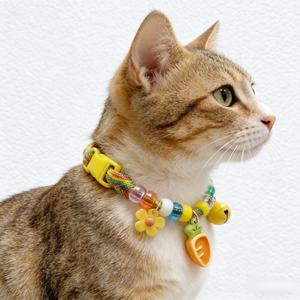 Kalung Hewan Peliharaan yang Dapat Disesuaikan, Lembut, dan Dipersonalisasi dengan Jejak Kaki Kartun yang Lucu dan Berwarna-warni, Aksesoris Festival Hewan Peliharaan, Aksesoris Pesta Hewan Peliharaan - Product Image 4