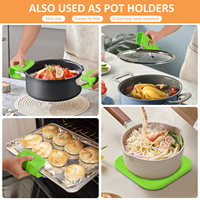 Sous-plat en silicone ODM, résistant à la chaleur, antidérapant, épaisseur 8 mm, flexible, protection pour comptoir de cuisine