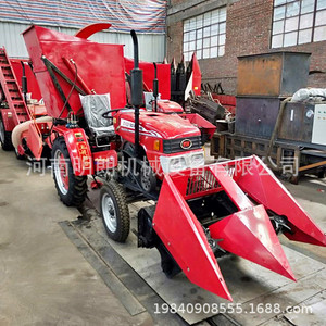Mini cosechadora de maíz 4YB-2 de dos hileras para recolección de tallos y espigas para uso agrícola - Product Image 1