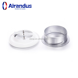 ZENGO EV Ventilation <strong>Wall</strong> Duct Outdoor air Conditioning Outlet Adjust Disc Valve Circular Hood Hvac Round air <strong>Vent</strong> for HVAC - Product Image 4
