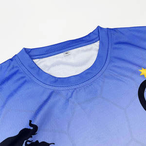 Camiseta gráfica personalizada Sublimación Diseño Malla Vintage Deportes Hombro caído Camisetas - Product Image 6