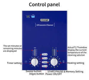 2L家用不锈钢小型超声波珠宝清洗机眼镜、手表和珠宝除气 - Product Image 2