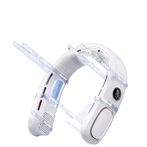 Ventilador de Cuello Refrigerante, Ultraligero, Silencioso, 5 Velocidades Ajustables, Manos Libres, Portátil - Product Image 1