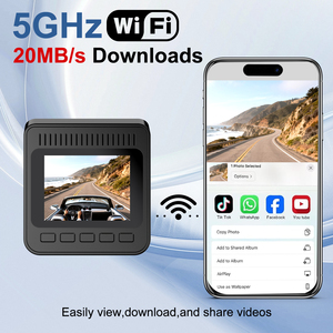 Caméra cachée pour voiture, caméra de tableau de bord avant 4K et caméra arrière, double caméra de tableau de bord 2,0 pouces, WIFI, capteur G, DVR de voiture - Product Image 5