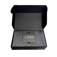 Boîte d'expédition en carton ondulé TIANJIN FUSSEN de luxe avec logo personnalisé, emballage cadeau, boîte avion, insert en mousse noire
