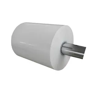 Fornitura di produzione 85-120gsm carta kraft rivestita di silicone bianco marrone rotoli gigante carta pe