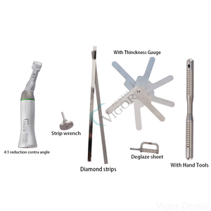 ชุด4:1ทันตกรรมแบบลูกสูบ interproximal enamal ระบบ IPR แบบตรงกันข้ามกับมุมจัดฟัน - Product Image 3