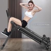 Appareil d'Exercice Abdominal Pliable Multifonctionnel pour la Maison, Banc de Fitness pour la Perte de Poids de la Taille, Machine Paresseuse pour Abdos