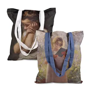Borsa shopper in cotone personalizzabile per musei, merchandising creativo - Product Image 4