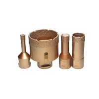 Foret diamanté brasé sous vide M14 - Scie cloche pour marbre, carrelage céramique, pierre, maçonnerie et béton
