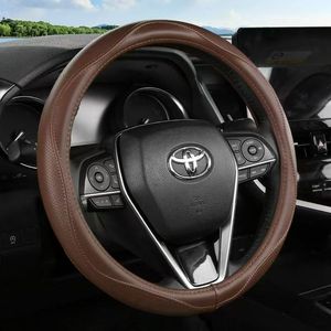 Housse de <span class=keywords><strong>volant</strong></span> en cuir Nappa premium Shengge, 4 branches, antidérapante, universelle, 15 pouces, respirante, accessoire intérieur de voiture OEM/ODM - Product Image 3