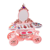 Jouets de maquillage en plastique pour enfants jouer maison cosmétiques mode filles habiller ensemble jouets jouer maquillage Table jouer ensemble cadeau d'anniversaire
