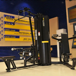 Stasiun Kebugaran Multi Stack Tipe Baru Peralatan Kebugaran Profesional 3 Stasiun Multi Fungsi Gym - Product Image 4