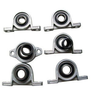 Cajas de Rodamientos Verticales de Aleación de Zinc Directas de Fábrica KP08 KP000 KP001 KP002 KP003 Rodamientos de Rodillos Esféricos Externos - Product Image 1