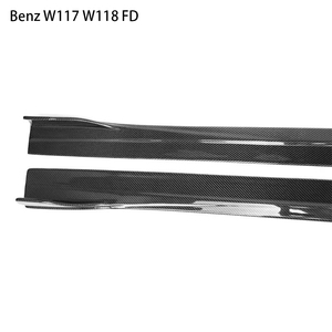 Jupes latérales en fibre de carbone style FD pour Mercedes CLA-Class W118 2021-2026 - Product Image 6
