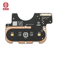 Placa LED IR, Accesorios para CCTV, Cámara de Seguridad, Marca CGX, Grosor de Cobre de 1 oz, Fabricante OEM/ODM, Proveedor, Luces LED SMT PCBA