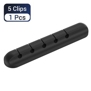 Organizador de Cables de Silicona, Enrollador de Cables USB, Clips de Gestión de Cables para Escritorio, Soporte para Cables de Ratón, Teclado y Auriculares - Product Image 3