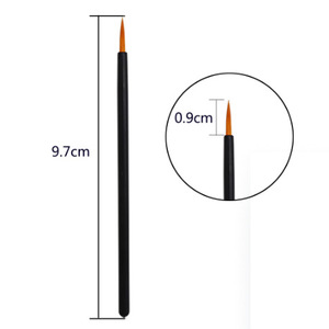 50 pinceaux jetables à pointe fine en nylon pour eye-liner, outils d'application de maquillage pour les yeux - Product Image 6