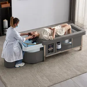 Cama massageadora de cabeleireiro multifuncional, cama de massagem e pedicure para salão de beleza e cabeleireiro