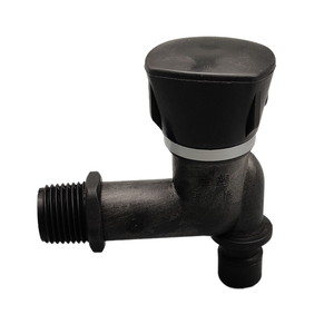 China Wholesale Price Plastic Kitchen Basin Faucet Black DN15 Bathroom 1/2" Water Taps - Product Image 1
