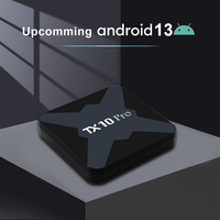 TX9 Pro Upgrade Tx10 Pro H313 kotak TV Atv cerdas, dengan android 13 Quad Core RAM 4GB ROM 32GB, set-top Box android 4K Ultra HD WiFi