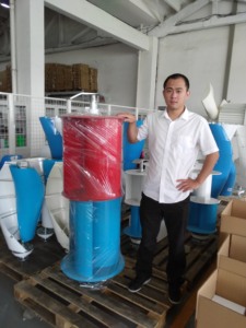 Venta directa de fábrica para la azotea del hogar Turbina de viento tipo <span class=keywords><strong>2500W</strong></span> de bajo ruido y baja velocidad del viento - Product Image 6