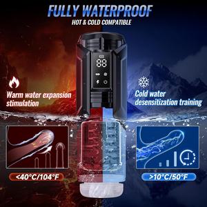 Juguetes sexuales impermeables con sincronización IA, 7 modos de succión y 7 modos de empuje giratorios y de lamido, productos sensuales para el baño con base de succión - Product Image 6