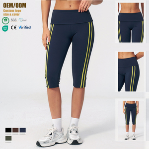 Pantalon de yoga taille haute moulant pour <span class=keywords><strong>femme</strong></span>, séchage rapide, couleur unie, effet galbant fessier, idéal pour le fitness et la gym - Product Image 1