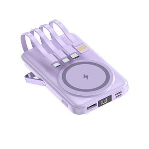 Venta caliente de carga rápida inalámbrica magnética soporte de pantalla Digital batería de polímero de litio 10000mAh portátil ultradelgado banco de energía - Product Image 2