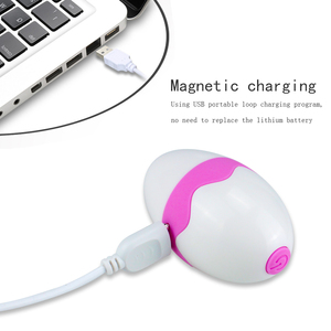 Estimulador para Adultos en Forma de Huevo de Silicona Rosa con Diseño de Ondas Suaves, Funcionamiento Silencioso de Menos de 50dB - Product Image 2