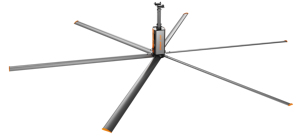 Ventilateur de plafond industriel grand format HVLS RTFANS pour entrepôt, 24 pieds - Product Image 4