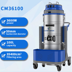 Clean Magic 100L seau en acier inoxydable 3600W 220240V <span class=keywords><strong>aspirateur</strong></span> industriel nouvel état nettoyage manuel de carburant électrique - Product Image 2