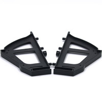 Accessoires de rangement pour étagère à chaussures simple/double couche en plastique ABS : Cadre dissimulé, cadre à plaque basculante, quincaillerie fonctionnelle