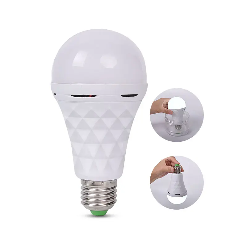 Residential lighting indoor manufacturing save portable emergency light rechargeable style emergence bulb led