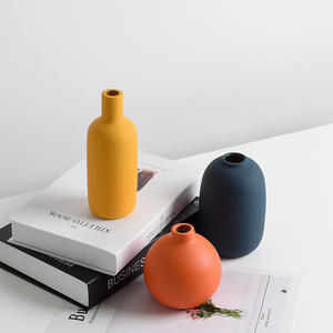 <span class=keywords><strong>Vaso</strong></span> <span class=keywords><strong>in</strong></span> Ceramica di Lusso Stile Molandi per Piante/Fiori, <span class=keywords><strong>Vaso</strong></span> Arancione a Forma di Borsetta - Product Image 2