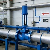 Actionneur Électrique Intégré à Course Linéaire PSQ, Système de Contrôle de Vanne de Pipeline à Couple et Poussée Élevés