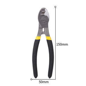 Cortacables Deli de 150 mm, Cortacables de Acero al Carbono de Grado Profesional, Herramienta para Electricistas - Product Image 1