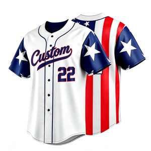 Jersey Baseball Kustom Berkualitas Tinggi, Tersedia Sublimasi dan Bordir, Pakaian Kaos Baseball - Product Image 5