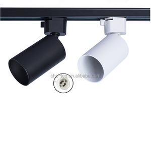 GU10 <span class=keywords><strong>Rail</strong></span> d'éclairage Plafond sur <span class=keywords><strong>rail</strong></span> <span class=keywords><strong>Spot</strong></span> Shell <span class=keywords><strong>Blanc</strong></span> Noir Réglable Boutique <span class=keywords><strong>de</strong></span> détail Boîtier d'éclairage sur <span class=keywords><strong>rail</strong></span> - Product Image 1